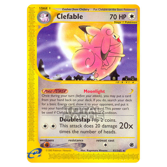 Pokemon - Expedition Base Set - Clefable - 041/165