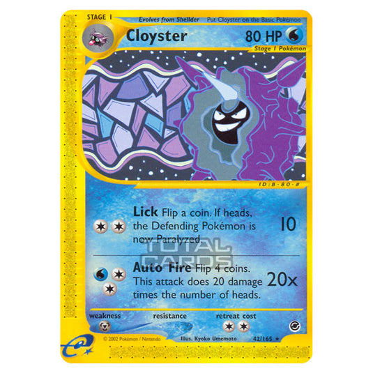 Pokemon - Expedition Base Set - Cloyster - 042/165