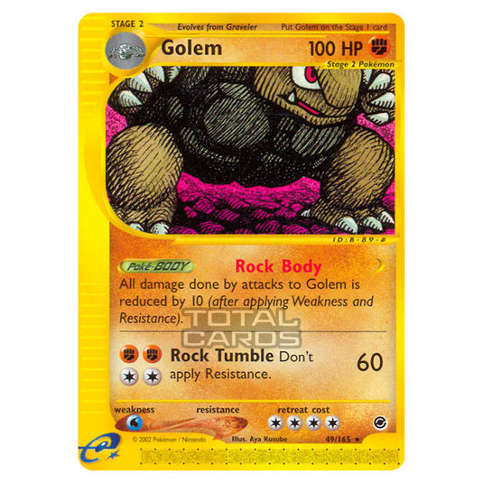 Pokemon - Expedition Base Set - Golem - 049/165