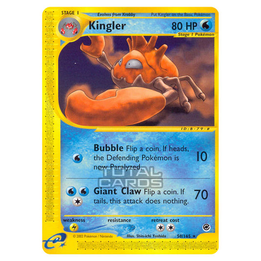 Pokemon - Expedition Base Set - Kingler - 050/165