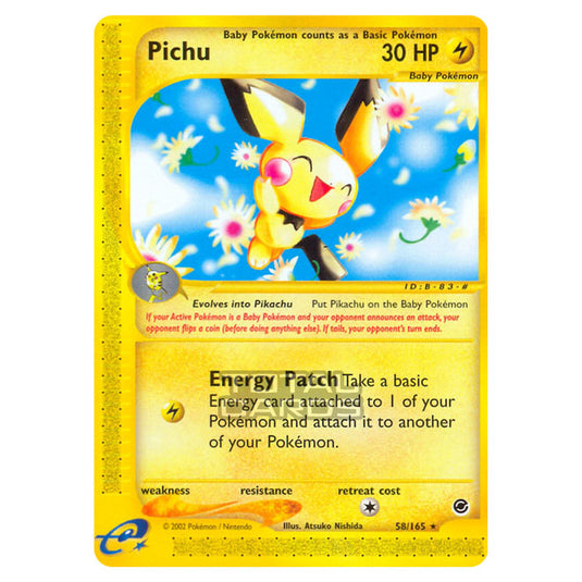 Pokemon - Expedition Base Set - Pichu - 058/165