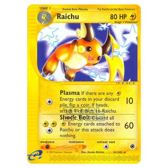 Pokemon - Expedition Base Set - Raichu - 061/165