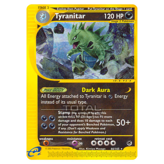 Pokemon - Expedition Base Set - Tyranitar - 066/165 Pokemon - Expedition Base Set - Tyranitar - 066/165