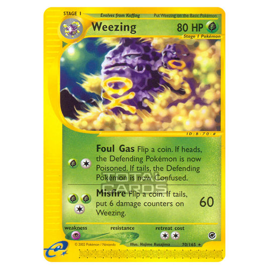 Pokemon - Expedition Base Set - Weezing - 070/165