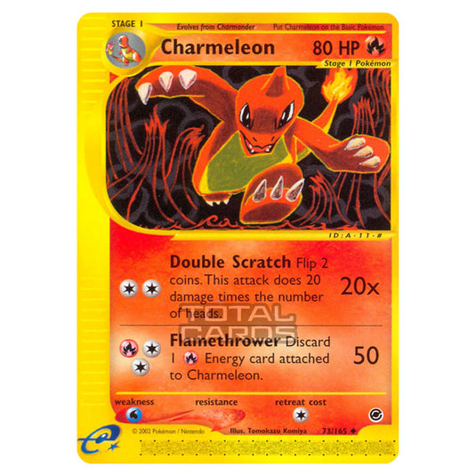 Pokemon - Expedition Base Set - Charmeleon - 073/165-Light Played-Unlimited-English