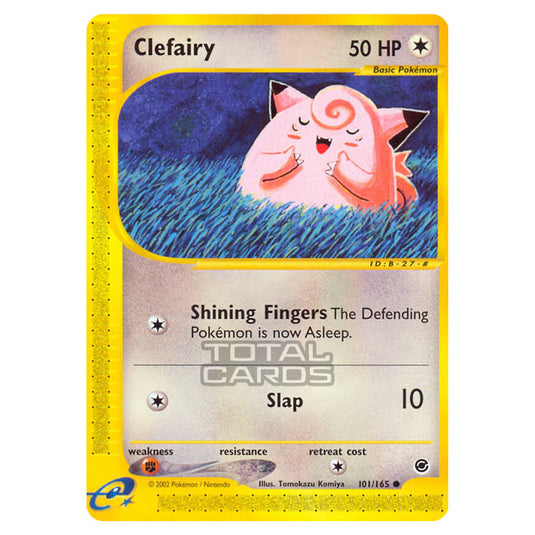 Pokemon - Expedition Base Set - Clefairy - 101/165-Excellent-Unlimited-English