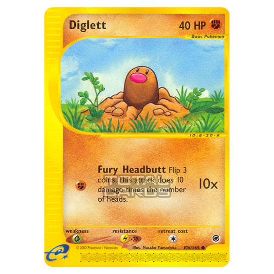 Pokemon - Expedition Base Set - Diglett - 106/165