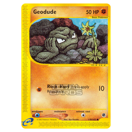 Pokemon - Expedition Base Set - Geodude - 110/165-Excellent-Unlimited-English