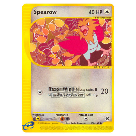 Pokemon - Expedition Base Set - Spearow - 130/165