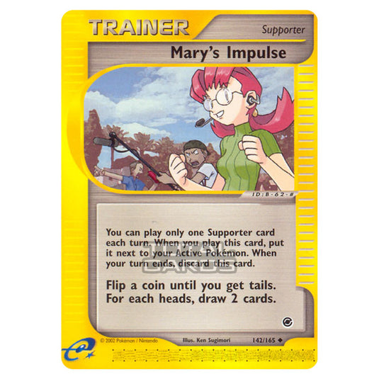 Pokemon - Expedition Base Set - Mary's Impulse - 142/165