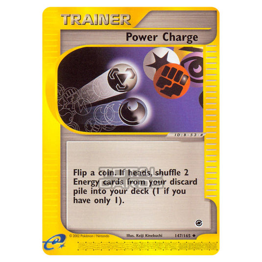 Pokemon - Expedition Base Set - Power Charge - 147/165