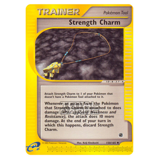 Pokemon - Expedition Base Set - Strength Charm - 150/165-Played-Unlimited-English