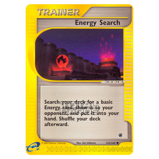 Pokemon - Expedition Base Set - Energy Search - 153/165
