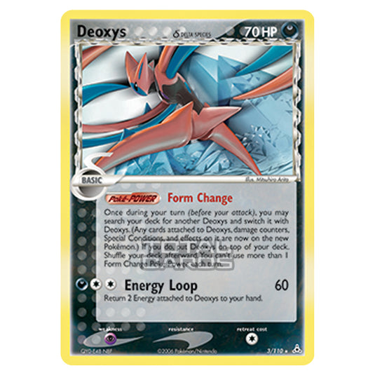 Pokemon - Ruby & Sapphire - Ex Holon Phantoms - Deoxys δ - 003/110