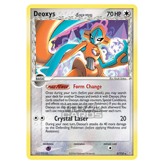 Pokemon - Ruby & Sapphire - Ex Holon Phantoms - Deoxys δ - 005/110