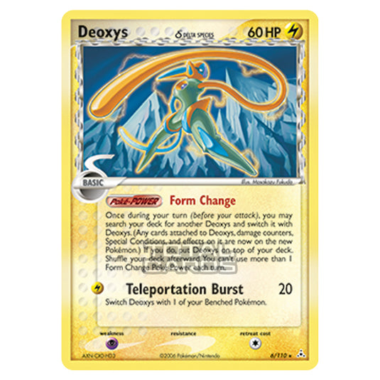 Pokemon - Ruby & Sapphire - Ex Holon Phantoms - Deoxys δ - 006/110