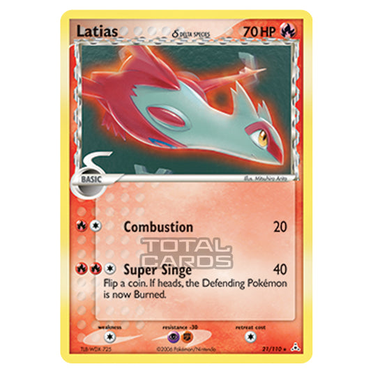 Pokemon - Ruby & Sapphire - Ex Holon Phantoms - Latias δ - 021/110