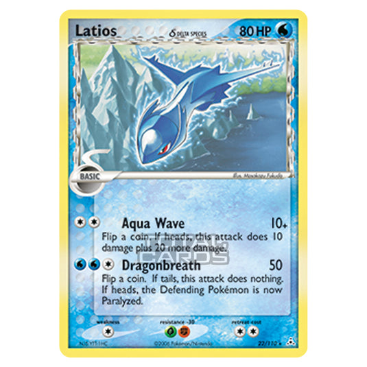 Pokemon - Ruby & Sapphire - Ex Holon Phantoms - Latios δ - 022/110