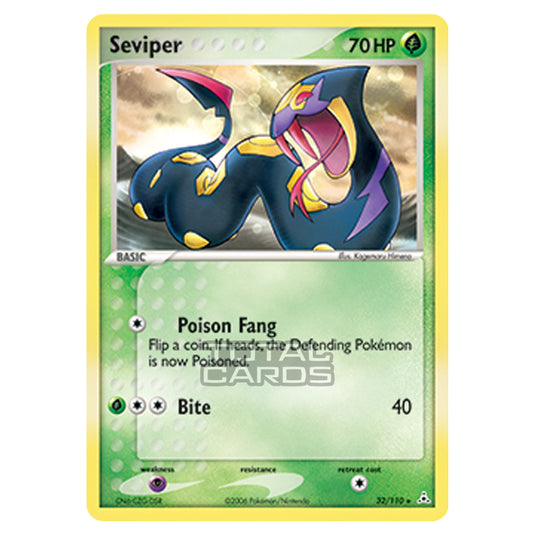 Pokemon - Ruby & Sapphire - Ex Holon Phantoms - Seviper - 032/110