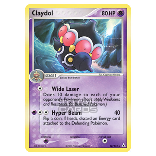 Pokemon - Ruby & Sapphire - Ex Holon Phantoms - Claydol - 038/110