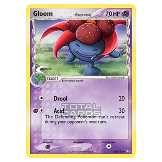 Pokemon - Ruby & Sapphire - Ex Holon Phantoms - Gloom δ - 042/110