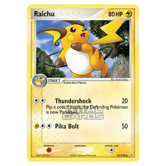 Pokemon - Ruby & Sapphire - Ex Holon Phantoms - Raichu - 051/110