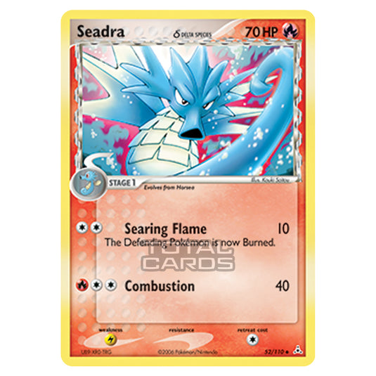 Pokemon - Ruby & Sapphire - Ex Holon Phantoms - Seadra δ - 052/110