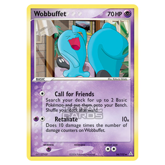 Pokemon - Ruby & Sapphire - Ex Holon Phantoms - Wobbuffet - 056/110