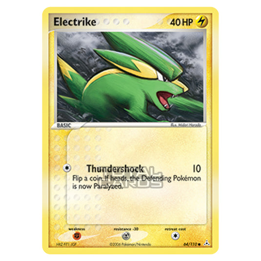 Pokemon - Ruby & Sapphire - Ex Holon Phantoms - Electrike - 064/110