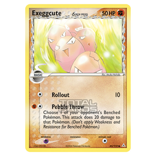 Pokemon - Ruby & Sapphire - Ex Holon Phantoms - Exeggcute δ - 065/110