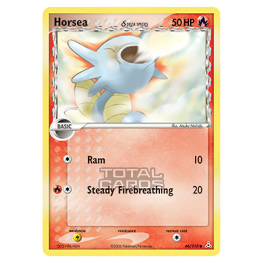 Pokemon - Ruby & Sapphire - Ex Holon Phantoms - Horsea - 066/110 Pokemon - Ruby & Sapphire - Ex Holon Phantoms - Horsea - 066/110