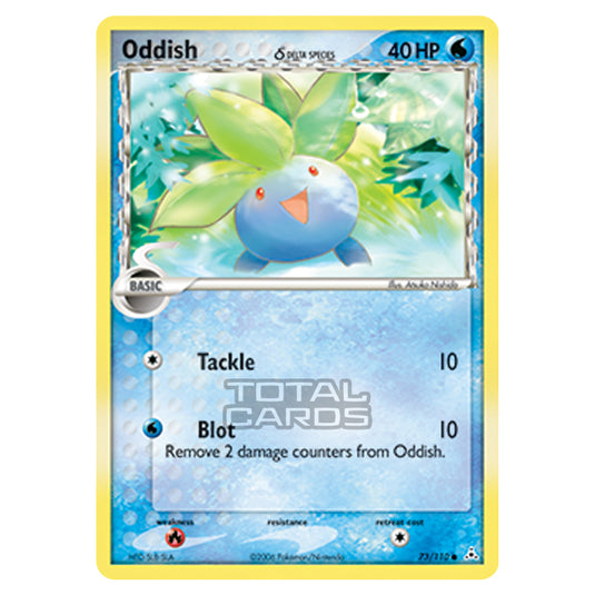 Pokemon - Ruby & Sapphire - Ex Holon Phantoms - Oddish - 073/110 Pokemon - Ruby & Sapphire - Ex Holon Phantoms - Oddish - 073/110