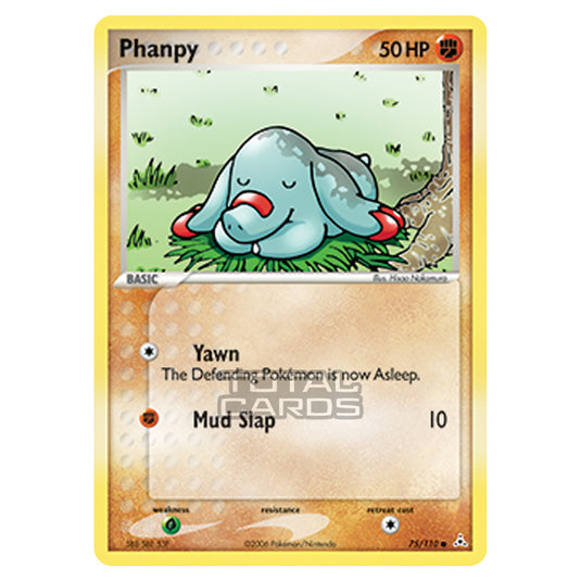 Pokemon - Ruby & Sapphire - Ex Holon Phantoms - Phanpy - 075/110