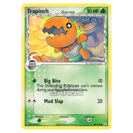 trapinch pokemon cards Pokemon - Ruby & Sapphire - Ex Holon Phantoms - Trapinch δ