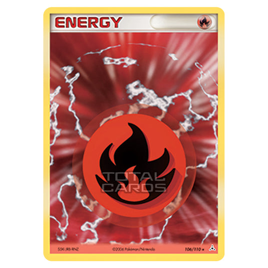 Pokemon - Ruby & Sapphire - Ex Holon Phantoms - Fire Energy - 106/110