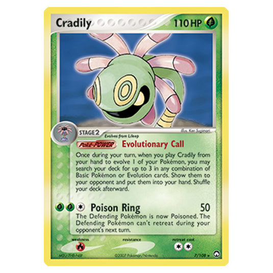 cradily pokemon card value (SCR 006) Stellar Crown Retreat Cost 3 pokemon cradily card Cradily Rare