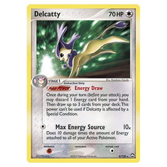 Pokemon - Diamond & Pearl - EX Power Keepers - Delcatty - 008/108