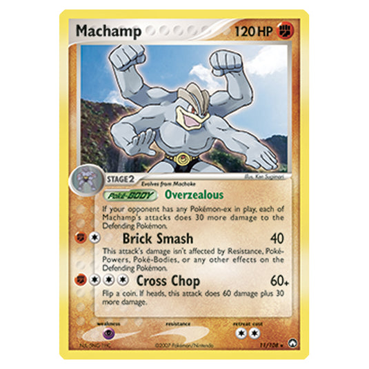 Pokemon - Diamond & Pearl - EX Power Keepers - Machamp - 011/108
