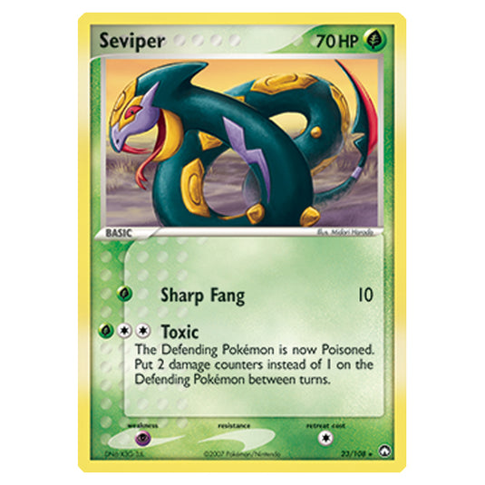 Pokemon - Diamond & Pearl - EX Power Keepers - Seviper - 023/108