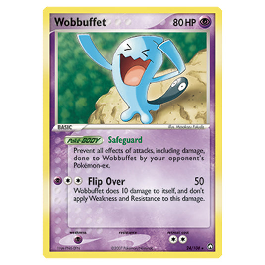 Pokemon - Diamond & Pearl - EX Power Keepers - Wobbuffet - 024/108