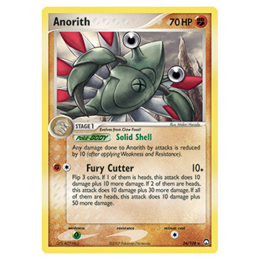 Pokemon - Diamond & Pearl - EX Power Keepers - Anorith - 026/108