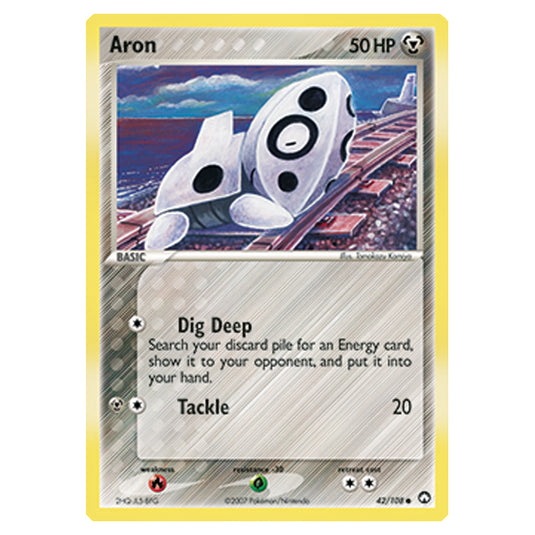 Pokemon - Diamond & Pearl - EX Power Keepers - Aron - 042/108