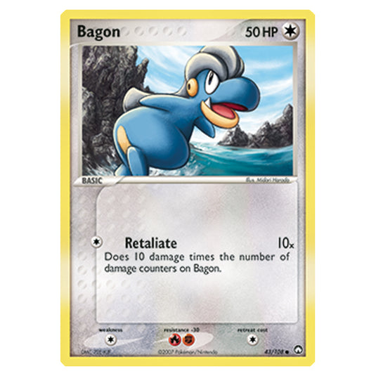 Pokemon - Diamond & Pearl - EX Power Keepers - Bagon - 043/108