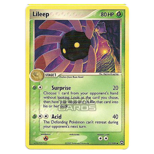 Pokemon - Diamond & Pearl - EX Power Keepers - Lileep - 052/108