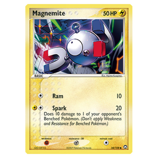 Pokemon - Diamond & Pearl - EX Power Keepers - Magnemite - 054/108