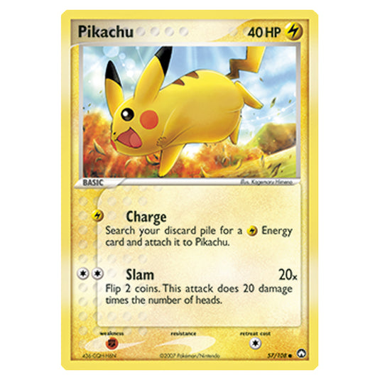 Pokemon - Diamond & Pearl - EX Power Keepers - Pikachu - 057/108