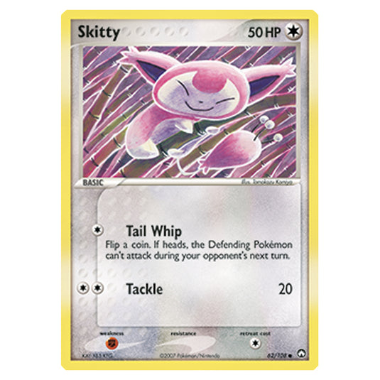 Pokemon - Diamond & Pearl - EX Power Keepers - Skitty - 062/108