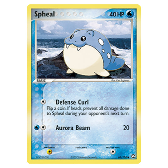 Pokemon - Diamond & Pearl - EX Power Keepers - Spheal - 065/108