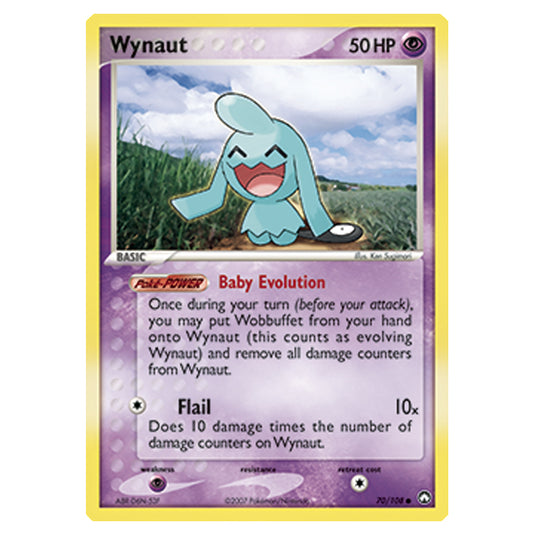 Pokemon - Diamond & Pearl - EX Power Keepers - Wynaut - 070/108