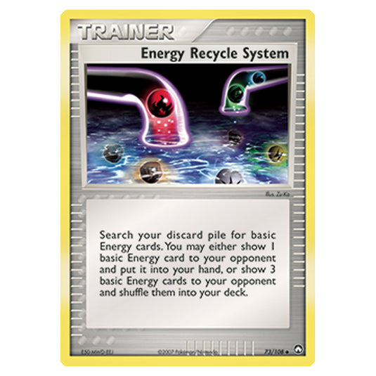 Pokemon - Diamond & Pearl - EX Power Keepers - Energy Recycle System - 073/108